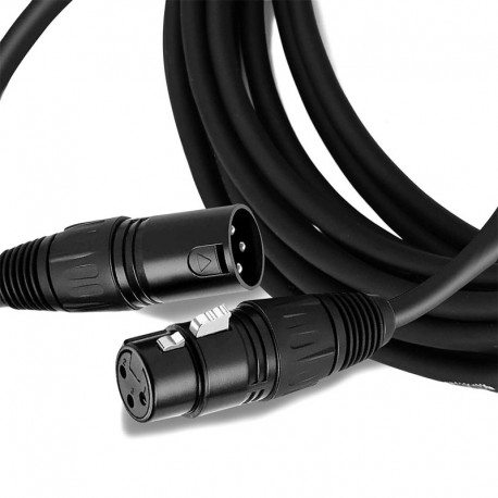 XLR to XLR Microphone Cable Compatible with Sennheiser MKE 600, MKH 8060, MKH 416-P48U3 Shotgun Micr