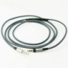 Gray Cable with Mic Volume Control Aux Cord Momentum Headphone for Sennheiser Accessory Part