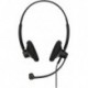 Sennheiser 1000551 I SENNHEISER Impact SC 60 USB ML Stereo Headset, On Ear, Black with Orange Color