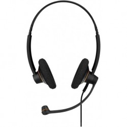 Sennheiser 1000551 I SENNHEISER Impact SC 60 USB ML Stereo Headset, On Ear, Black with Orange Color