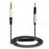 Replacement Headphone Cable with Remote Mic for Sennheiser HD598 HD558 HD518 Accessories Spare Parts