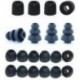 Extra Small Brand Replacement Earphone Tips Custom fit Assortment: Memory Foam Earbuds, Triple Flang