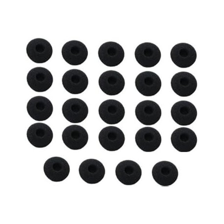 SoftRound 24 Pack Foam Earbud Earpad Ear Bud Pad Replacement Sponge Covers for iPod iPhone Itouch Ip