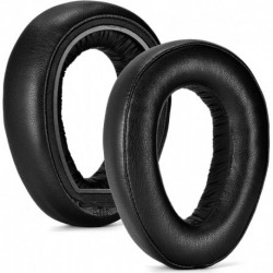 Replacement L+R Gaming Ear Pads Protein Leather + Memory Foam Cushion Cover for SENNHEISER PXC550 MB