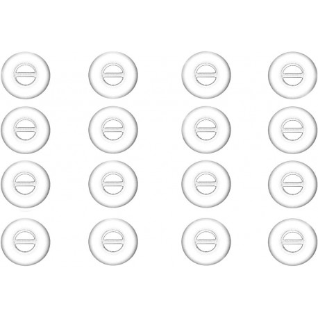 16pcs Large (CL-NSEN) Noise Isolation Premium Eartips Adapters Compatible with Sennheiser (M2 IE) Mo
