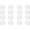 16pcs Large (CL-NSEN) Noise Isolation Premium Eartips Adapters Compatible with Sennheiser (M2 IE) Mo