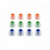 12pcs (NSY-TRSW) 4S / 4M / 4L Premium Silicone Eartips Adapters Compatible with Sennheiser (M2 IE) M