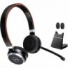 Jabra Evolve 65 Stereo Bluetooth Wireless UC Headphones Bundle - Global Teck Mic Cushions, USB Dongl