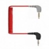3.5mm TRS to TRRS Microphone Patch Cable Mic Cord Compatible with iPhone, Smartphone, Tablets for Ro
