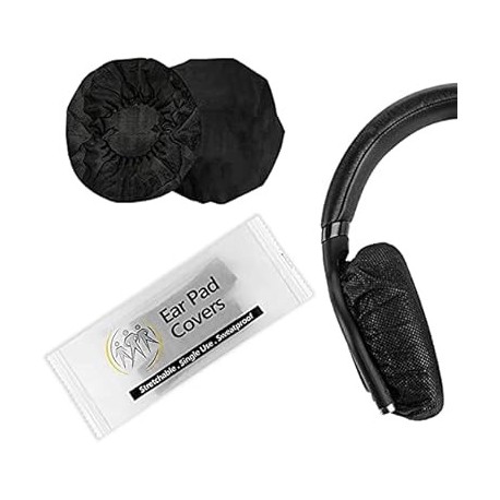 100 Pairs Individually Wrapped Disposable Headphones Ear Cover for Over-Ear Headset, MRI Headset Ear