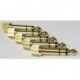 Locking 1/8" - 1/4" Screw on Headphone Adapter for Shure, Sennheiser, AKG, and Other Professional He