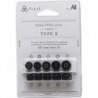 Audio Black Silicone Eartips Compatible with 1More, AKG, Audio-Technica, Beats by Dre, Campfire Audi
