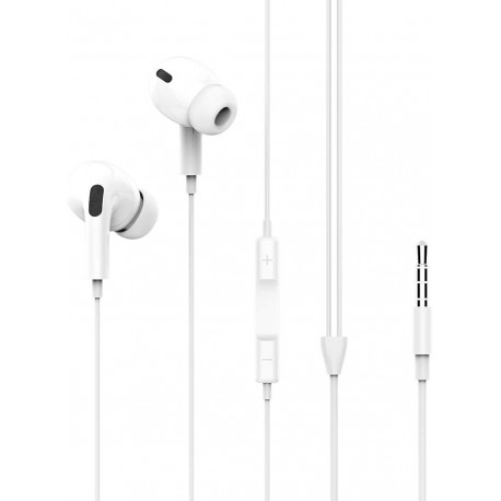 Earbuds Headphones with Microphone, Wired Stereo Earphones, 3.5mm Jack in-Ear Headphones with Built-