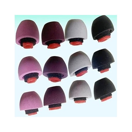 12 Pcs Memory Foam Eartips Ear Buds Replacement Earphone Ear Tips for Plantronics Voyager 5200 & Voy
