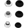 Replacement Ear Tips Earbuds Silicone Buds with Foam Cover for Voyager Legend, 3 Pairs,S/M/L Eartip
