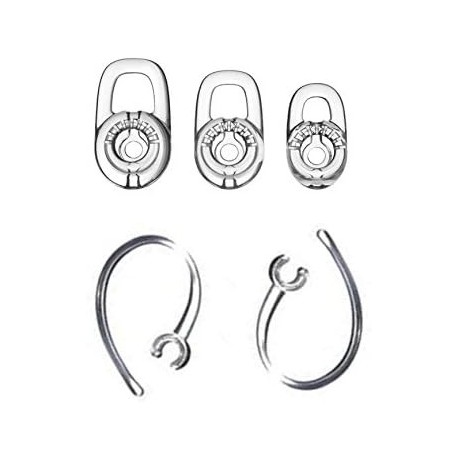 Set 3pcs SML Earbuds 2pcs Earhooks for Plantronics Marque M155 Marque 2 M165 Savor M1100 M100 M55 M2