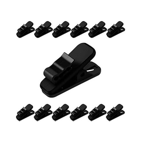 Headphone Clip for Shirt, 1 Inch Length Small Earbud Cord Management Earphone Mount Cable Clothing C