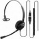 RJ9 Telephone Headset with Microphone Noise Cancelling for Office Phones Corded Desk Phone Headset f