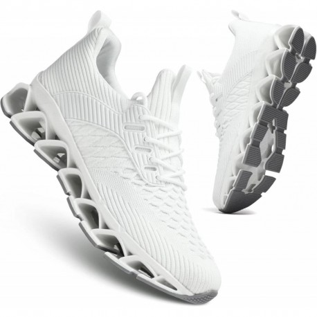 Men's Slip on Walking Running Shoes Blade Tennis Casual Fashion Sneakers Comfort Non Slip Work Sport