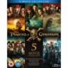 Pirates of the Caribbean 1-5 [Blu Ray]