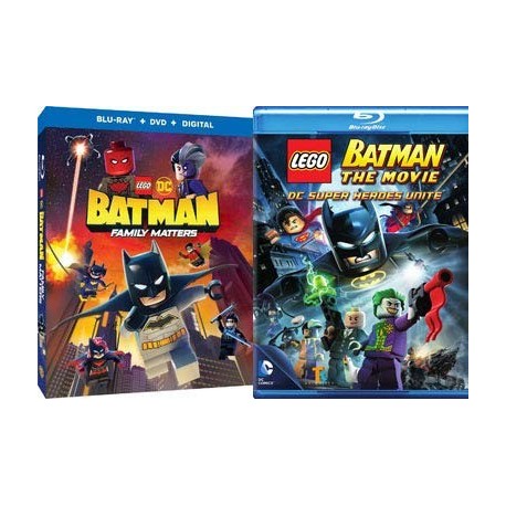 The Beginning Of This DC Lego Collection: Lego Batman DC Heroes Unite (Blu-Ray) + Lego Batman Family