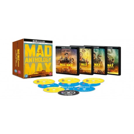Mad Max Anthology [4K Ultra-HD] [1979] [Blu-ray] [Region Free] [4K UHD]