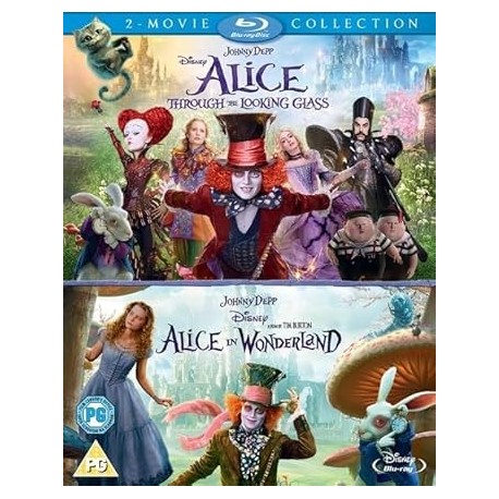 Alice In Wonderland / Alice Through The Looking Glass [Blu-Ray]