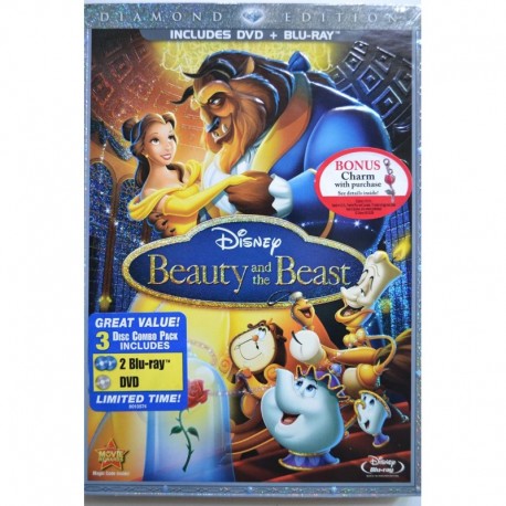 Beauty and the Beast (Three-Disc Diamond Edition Blu-ray/DVD Combo in DVD Packaging)