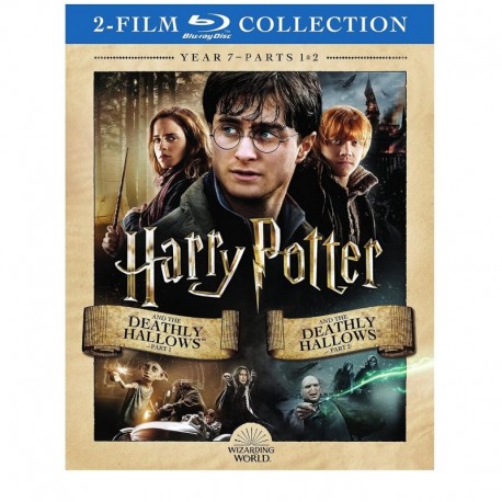 Harry Potter Double Feature: Harry Potter and the Deathly Hallows, Parts 1 & 2 [Blu-ray]