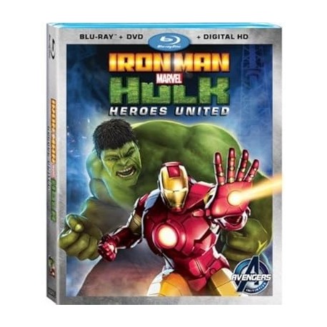 Iron Man and Hulk: Heroes United (Blu-ray + DVD + Digital Copy)