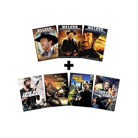 Ultimate Chuck Norris TV & Movie DVD Collection - Walker, Texas Ranger: The Complete First, Second &