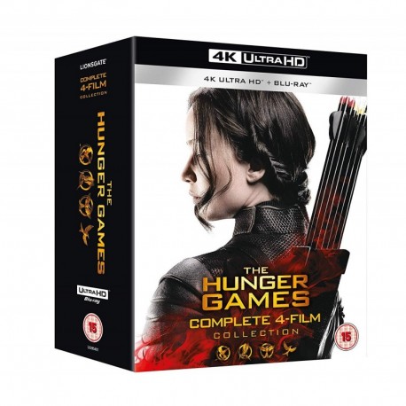 The Hunger Games Complete 1-4 UHD [Blu-ray] [2018] [4K UHD]