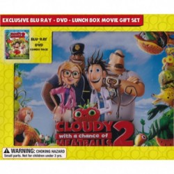 Cloudy With a Chance of Meatballs 2 - Exclusive Bluray + DVD + Lunch Box Movie Gift Set