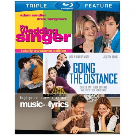 Drew Barrymore Triple Feature (The Wedding Singer / Music and Lyrics / Going the Distance) [Blu-ray]