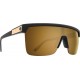 Sunglasses Spy Flynn 5050 25 Anniv Matte Black Gold HD Plus Bronz (Importación USA)