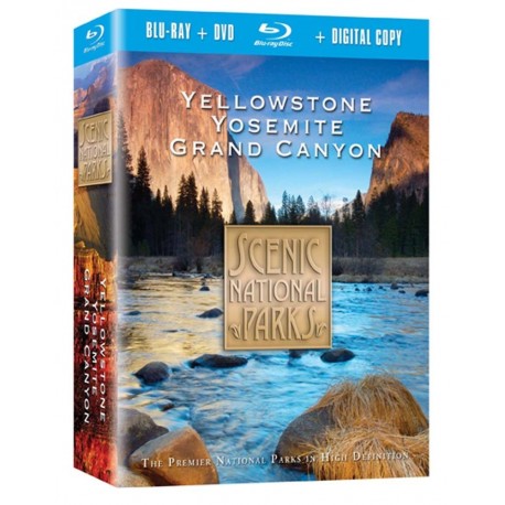 Scenic National Parks: Yellowstone, Yosemite, Grand Canyon Combo Pack [Blu-ray]
