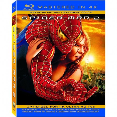 Spider-Man 2 (Mastered in 4K) (Single-Disc Blu-ray + UltraViolet Digital Copy) [4K UHD]