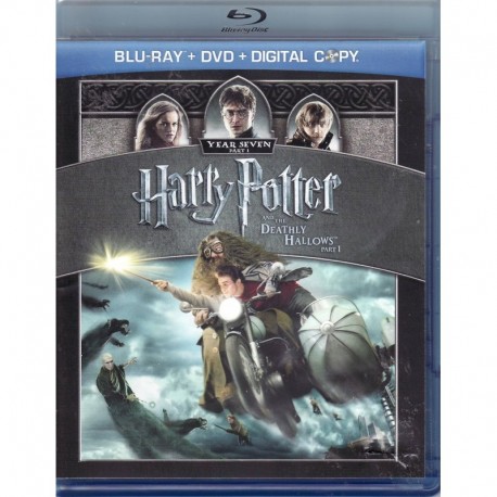 Harry Potter and the Deathly Hallows Part 1 LIMITED EDITION Blu-ray / DVD / Digital Copy