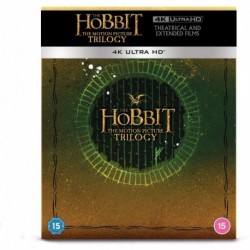 The Hobbit Trilogy: Steelbook Collection [Theatrical and Extended Edition] [4K Ultra HD] [2012] [Blu
