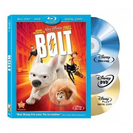 Bolt (Three-Disc Edition w/ Standard DVD + Digital Copy + BD Live) [Blu-ray]