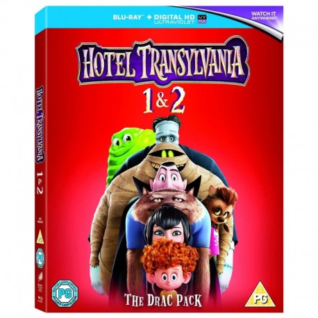 Hotel Transylvania 1-2 [Blu-ray] UK region