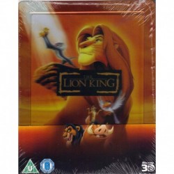 Disney's THE LION KING Steelbook with Lenticular Magnet (3D Blu-ray + 2D Blu-ray Steelbook) [Region-