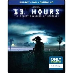 13 Hours: The Secret Soldiers of Benghazi Steelbook with Bonus Content (Blu Ray + DVD + Digital HD)