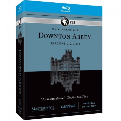 Masterpiece: Downton Abbey Seasons 1, 2, 3, & 4 [Blu-ray]