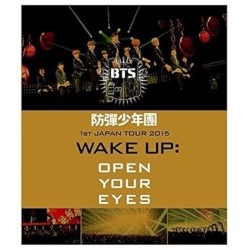 BTS 1st JAPAN TOUR 2015 WAKE UP: OPEN YOUR EYES [BLU-RAY](Japan Version)[+ BTS poster(30cmx42cm)][+