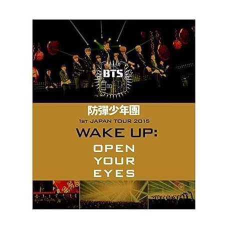 BTS 1st JAPAN TOUR 2015 WAKE UP: OPEN YOUR EYES [BLU-RAY](Japan Version)[+ BTS poster(30cmx42cm)][+