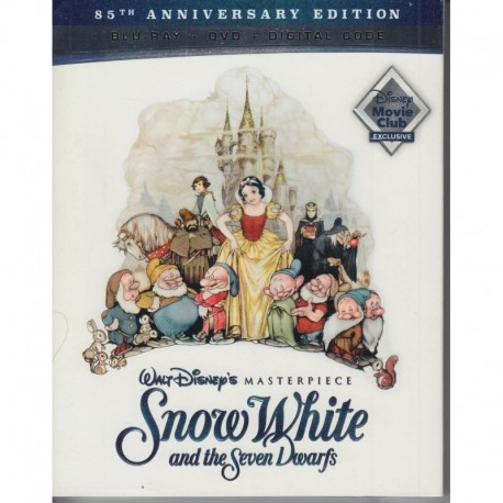 Snow White and the Seven Dwarfs (85th Anniversary Edition) [Blu-ray + DVD + Digital HD]
