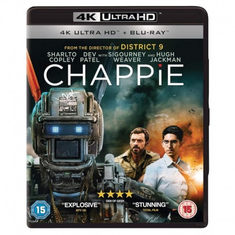 Chappie [4K Ultra HD] [Blu-ray] [2015] [Region Free] [4K UHD]