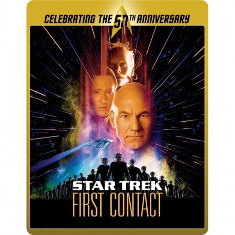 Star Trek 8 - First Contact - Limited Edition 50th Anniversary Steelbook [Blu-ray] [2015]