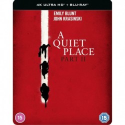A Quiet Place Part II 4K UHD Steelbook [Blu-ray] [2021] [Region A & B & C]